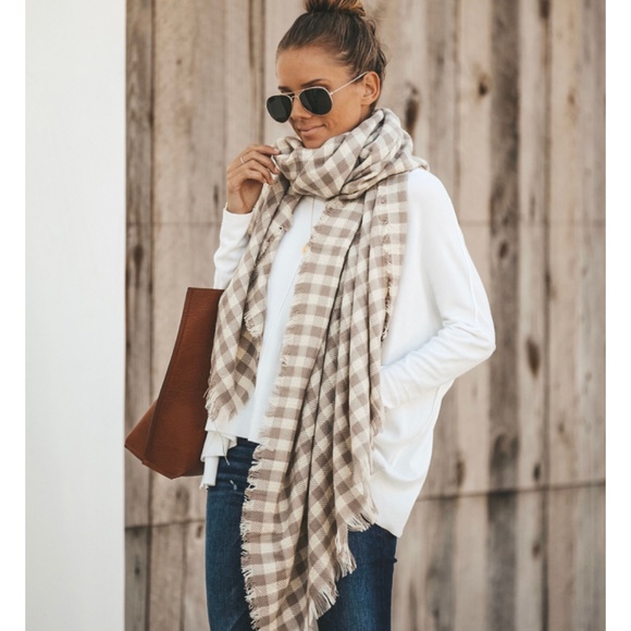 Plaid Blanket Scarf - Picture 8 of 8